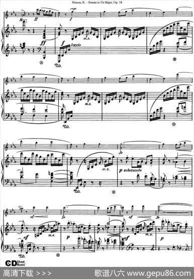 ViolinSonatainEbMajorOp.18（小提琴+钢琴伴奏）