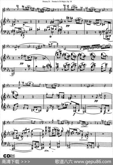 ViolinSonatainEbMajorOp.18（小提琴+钢琴伴奏）