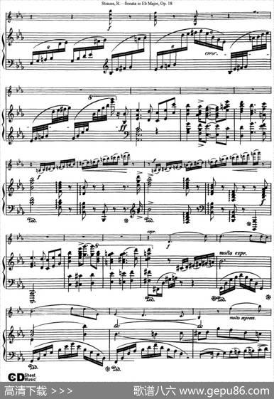 ViolinSonatainEbMajorOp.18（小提琴+钢琴伴奏）