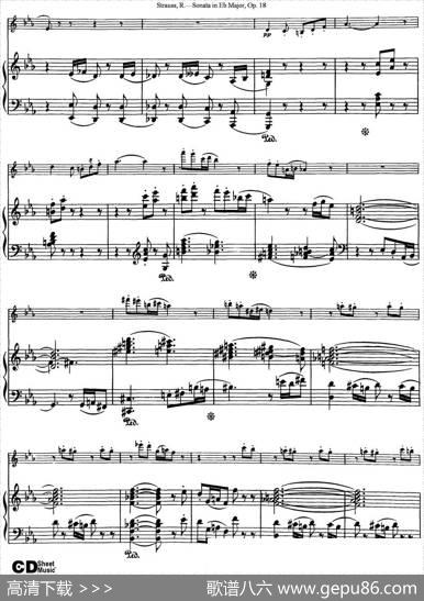 ViolinSonatainEbMajorOp.18（小提琴+钢琴伴奏）