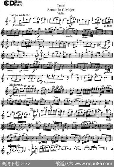 ViolinSonatainCMajor