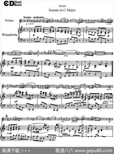 ViolinSonatainCMajor（小提琴+钢琴伴奏）
