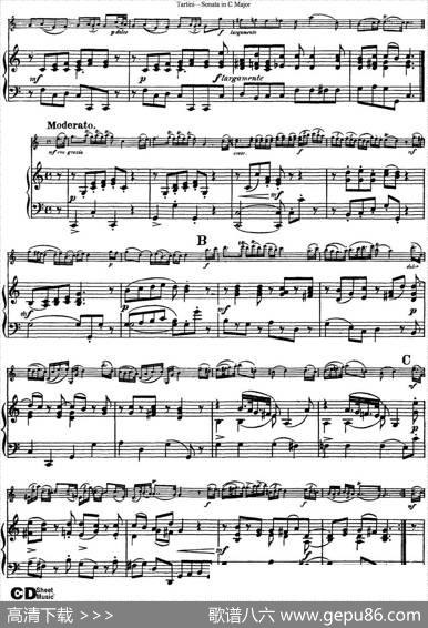 ViolinSonatainCMajor（小提琴+钢琴伴奏）