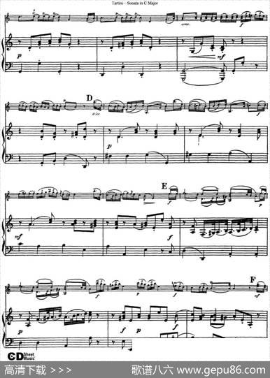 ViolinSonatainCMajor（小提琴+钢琴伴奏）