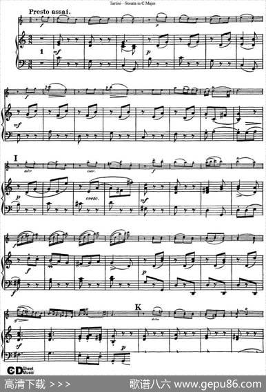 ViolinSonatainCMajor（小提琴+钢琴伴奏）