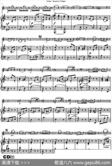 ViolinSonatainCMajor（小提琴+钢琴伴奏）