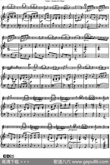 ViolinSonatainCMajor（小提琴+钢琴伴奏）