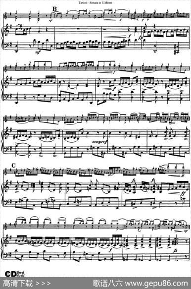 ViolinSonatainEMinor（小提琴+钢琴伴奏）