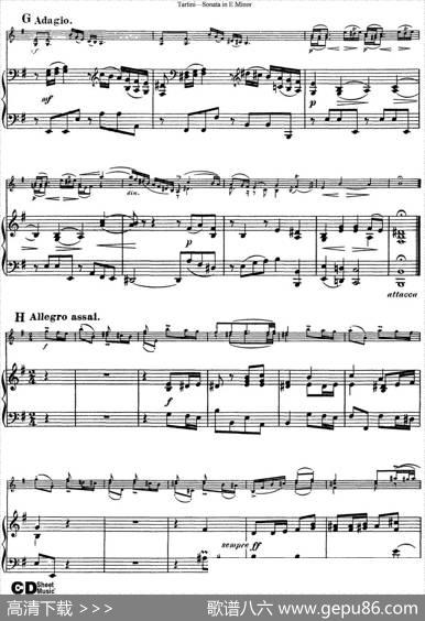 ViolinSonatainEMinor（小提琴+钢琴伴奏）