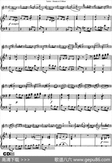 ViolinSonatainEMinor（小提琴+钢琴伴奏）