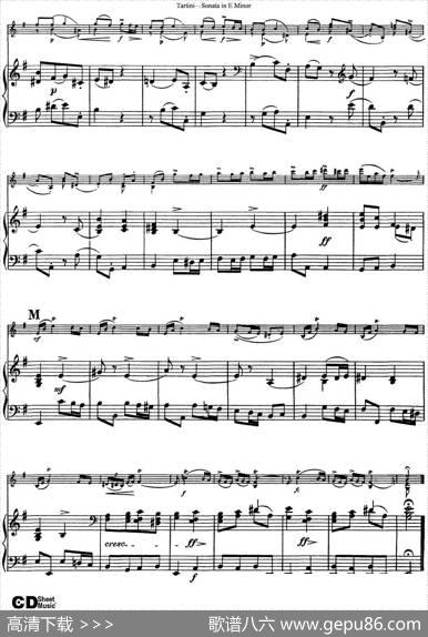 ViolinSonatainEMinor（小提琴+钢琴伴奏）