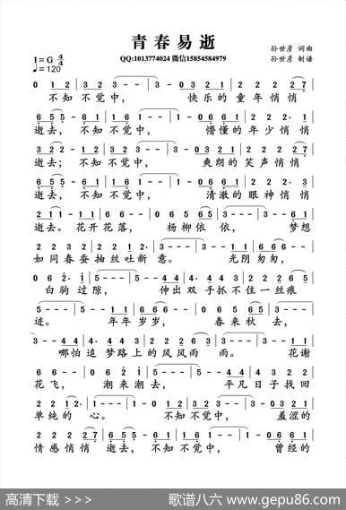 青春易逝（孙世彦词曲） - 孙世彦|孙世彦