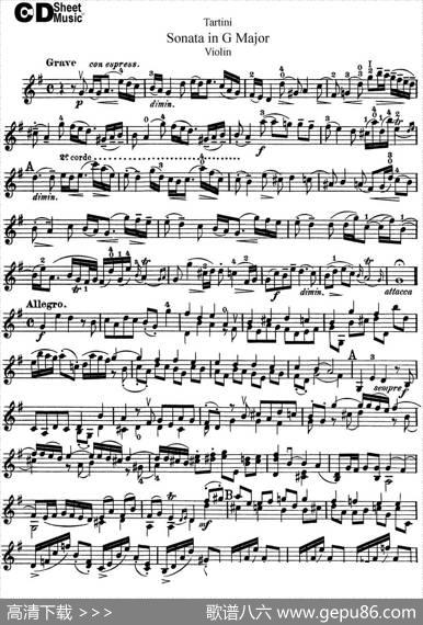 ViolinSonatainGMajor