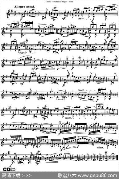 ViolinSonatainGMajor