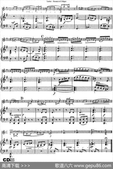 ViolinSonatainGMajor（小提琴+钢琴伴奏）