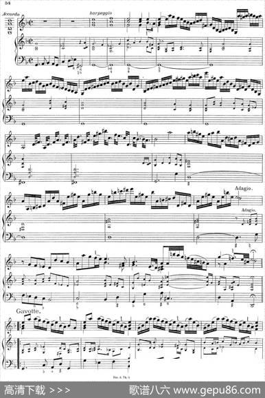 BiberViolinSonataVI（小提琴+钢琴伴奏）