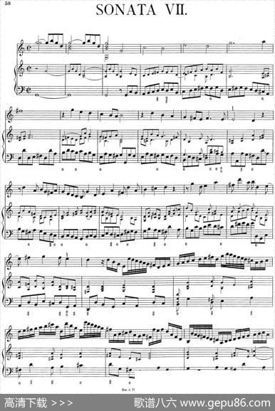 BiberViolinSonataVII（小提琴+钢琴伴奏）