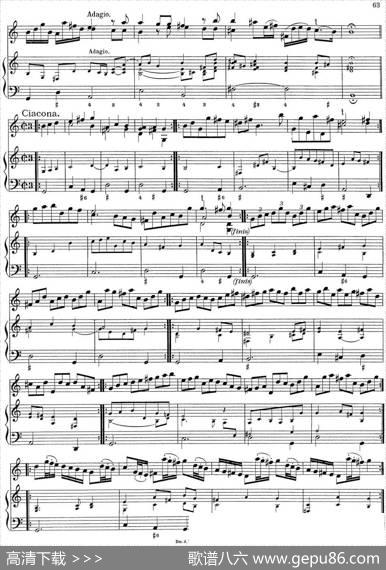 BiberViolinSonataVII（小提琴+钢琴伴奏）