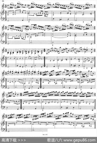 BiberViolinSonataVII（小提琴+钢琴伴奏）
