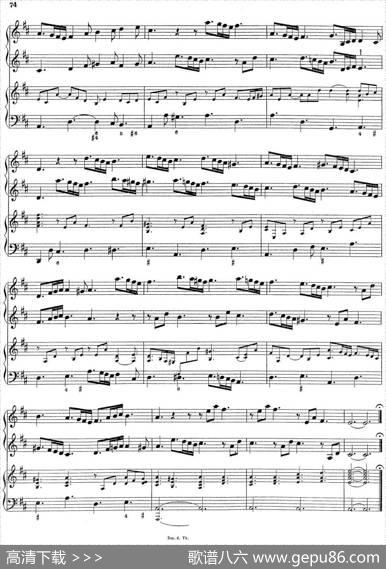 BiberViolinSonataVIII（小提琴+钢琴伴奏）