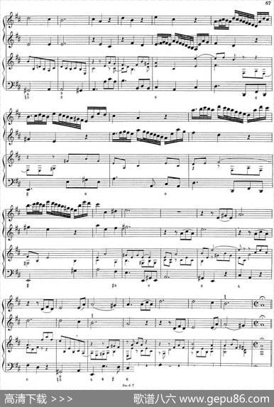 BiberViolinSonataVIII（小提琴+钢琴伴奏）