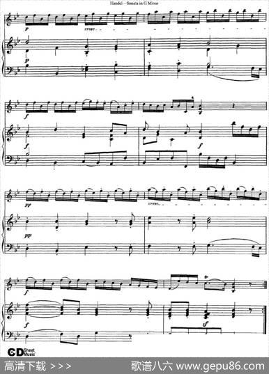 ViolinSonataNo.2inGminor（小提琴+钢琴伴奏）