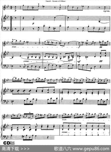 ViolinSonataNo.2inGminor（小提琴+钢琴伴奏）
