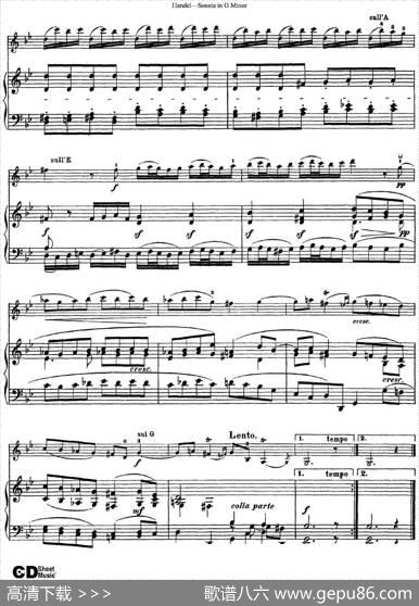 ViolinSonataNo.2inGminor（小提琴+钢琴伴奏）