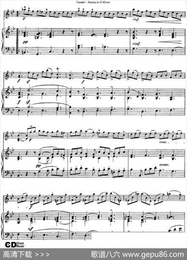 ViolinSonataNo.2inGminor（小提琴+钢琴伴奏）