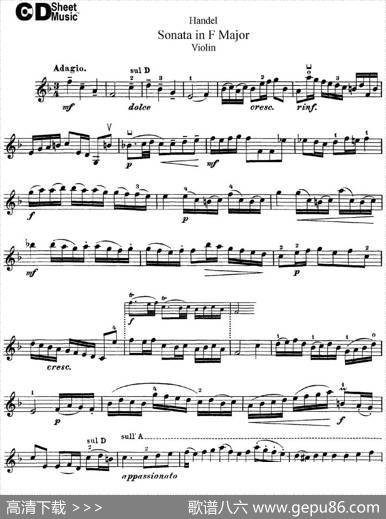 ViolinSonataNo.3inFmajor