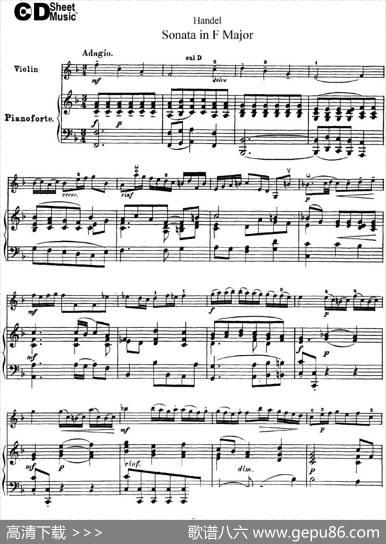ViolinSonataNo.3inFmajor（小提琴+钢琴伴奏）
