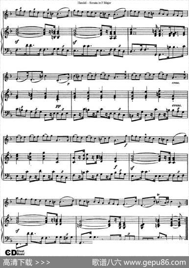ViolinSonataNo.3inFmajor（小提琴+钢琴伴奏）