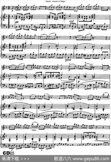 ViolinSonataNo.3inFmajor（小提琴+钢琴伴奏）