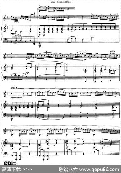 ViolinSonataNo.3inFmajor（小提琴+钢琴伴奏）