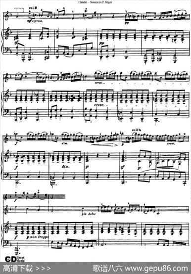ViolinSonataNo.3inFmajor（小提琴+钢琴伴奏）