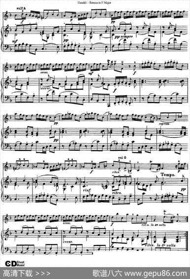 ViolinSonataNo.3inFmajor（小提琴+钢琴伴奏）