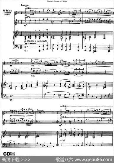 ViolinSonataNo.3inFmajor（小提琴+钢琴伴奏）