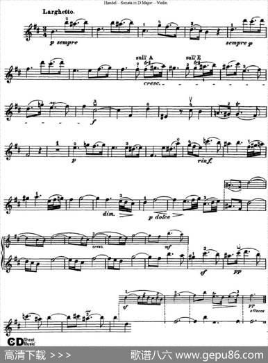 ViolinSonataNo.4inDmajor