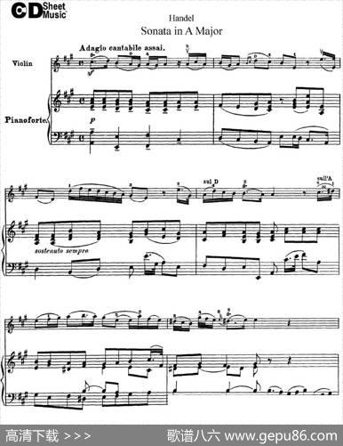 ViolinSonataNo.5inAmajor（小提琴+钢琴伴奏）