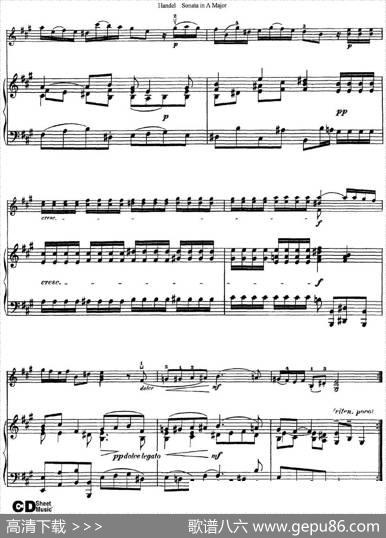 ViolinSonataNo.5inAmajor（小提琴+钢琴伴奏）