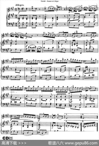 ViolinSonataNo.5inAmajor（小提琴+钢琴伴奏）