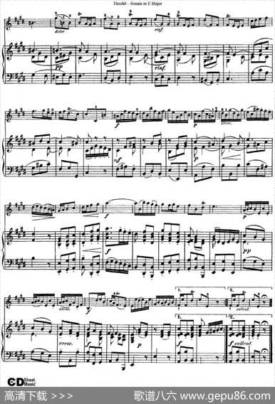 ViolinSonataNo.6inEmajor（小提琴+钢琴伴奏）