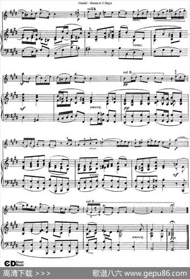 ViolinSonataNo.6inEmajor（小提琴+钢琴伴奏）