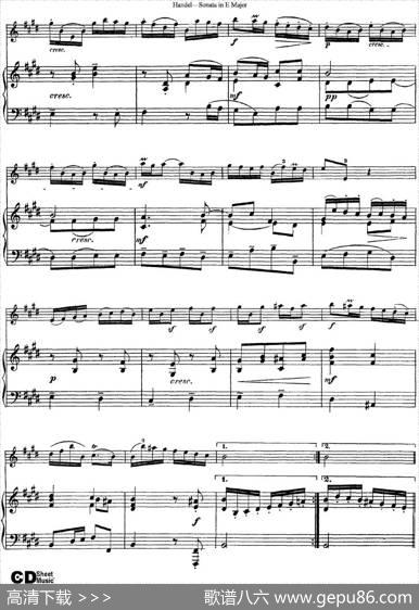 ViolinSonataNo.6inEmajor（小提琴+钢琴伴奏）