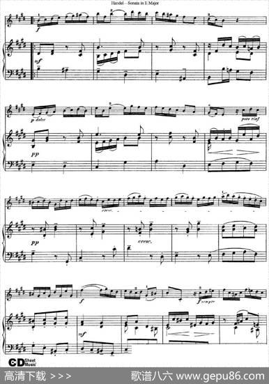 ViolinSonataNo.6inEmajor（小提琴+钢琴伴奏）