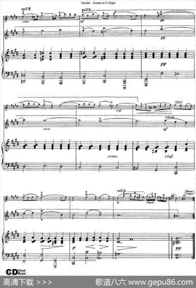 ViolinSonataNo.6inEmajor（小提琴+钢琴伴奏）