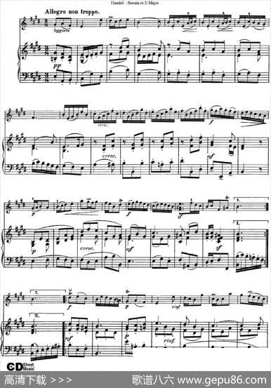 ViolinSonataNo.6inEmajor（小提琴+钢琴伴奏）