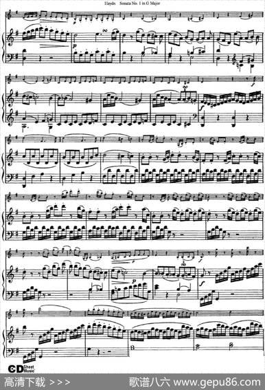 ViolinSonataNo.1inGMajor（小提琴+钢琴伴奏）