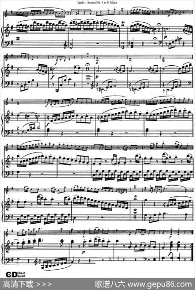 ViolinSonataNo.1inGMajor（小提琴+钢琴伴奏）