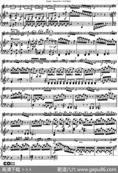 ViolinSonataNo.1inGMajor（小提琴+钢琴伴奏）